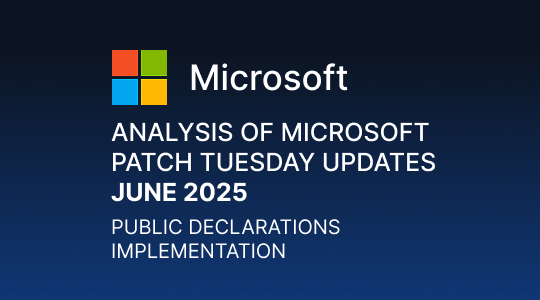 Paranoid Security Analysis of Microsoft Patch Tuesday updates - June 2025