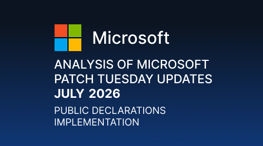 Paranoid Security Microsoft Patch Tuesday Analysis – July 2026