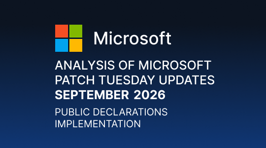 Paranoid Security Microsoft Patch Tuesday Analysis – September 2026